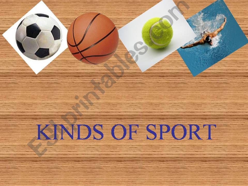 Kinds of sport powerpoint