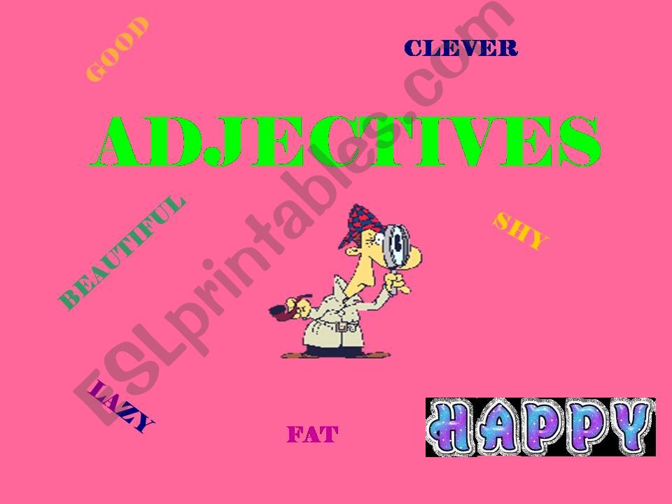 Adjectives powerpoint