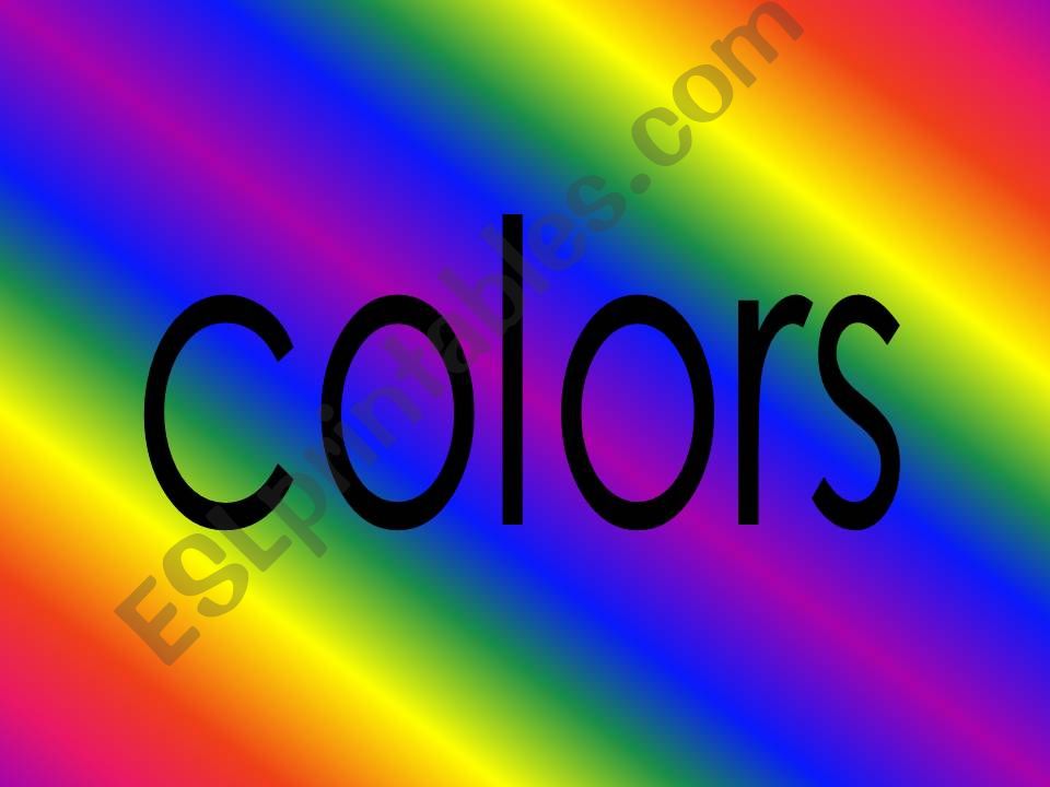 Colors  powerpoint
