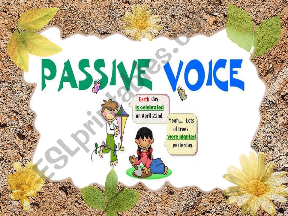 PASSIVE VOICE powerpoint