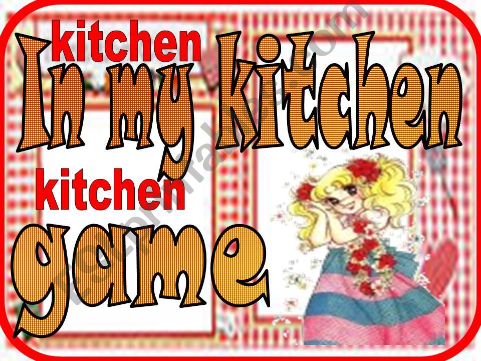 in my kitchen-game powerpoint