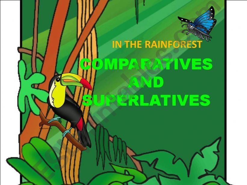 Comparing the rainforest powerpoint