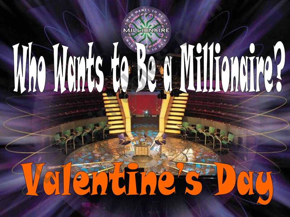 Who Wants to Be a Millionaire - Saint Valentines Day Edition