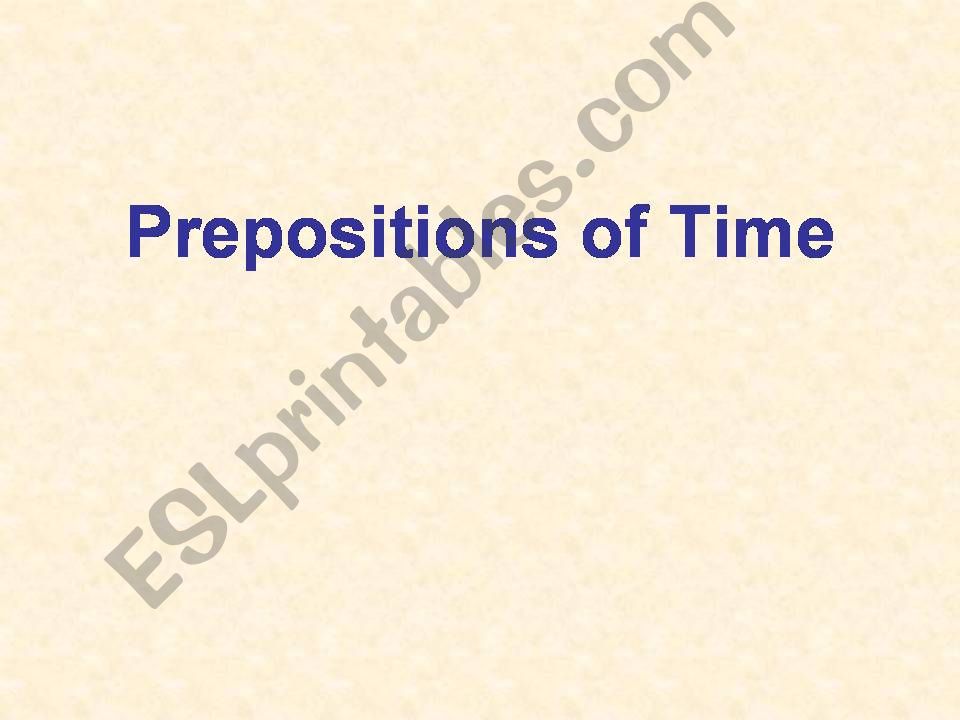 Prepositions powerpoint