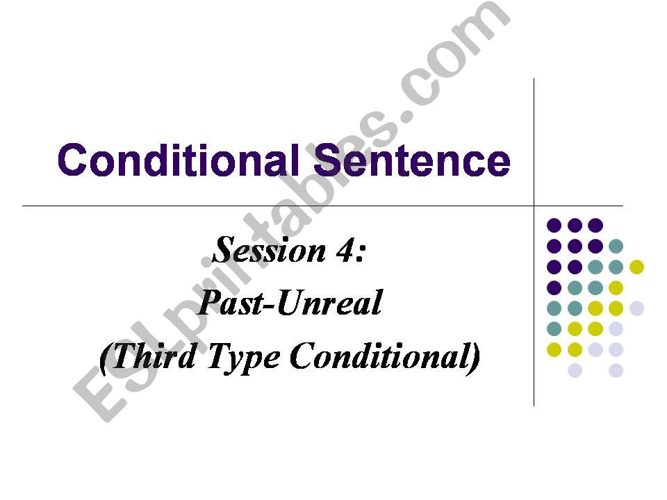 IF CONDITIONAL  TYPE 3 powerpoint