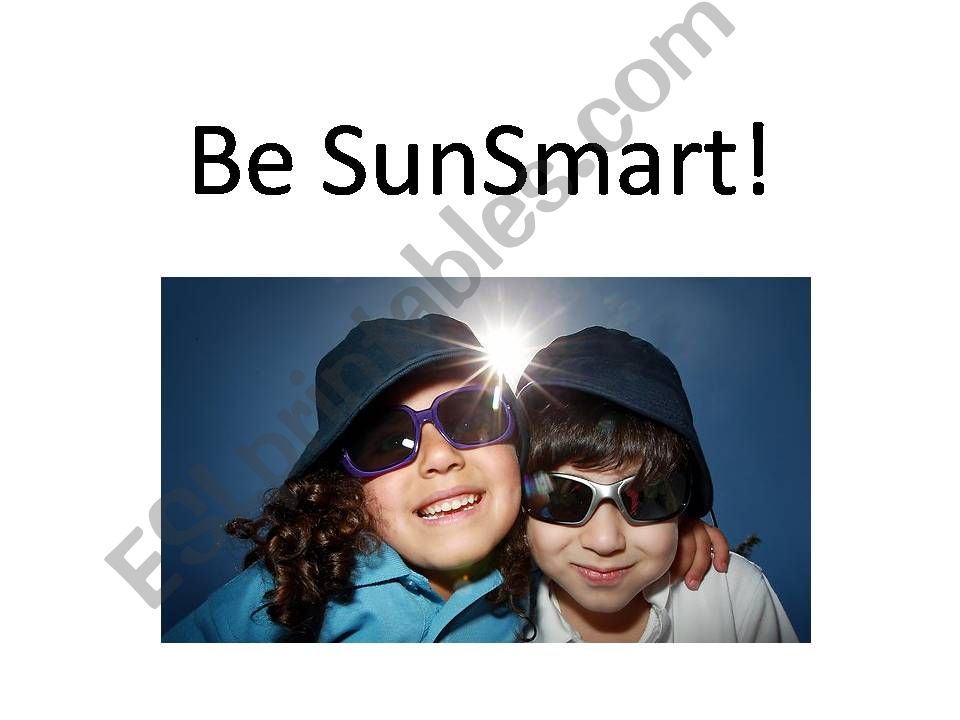 Sunsmart powerpoint
