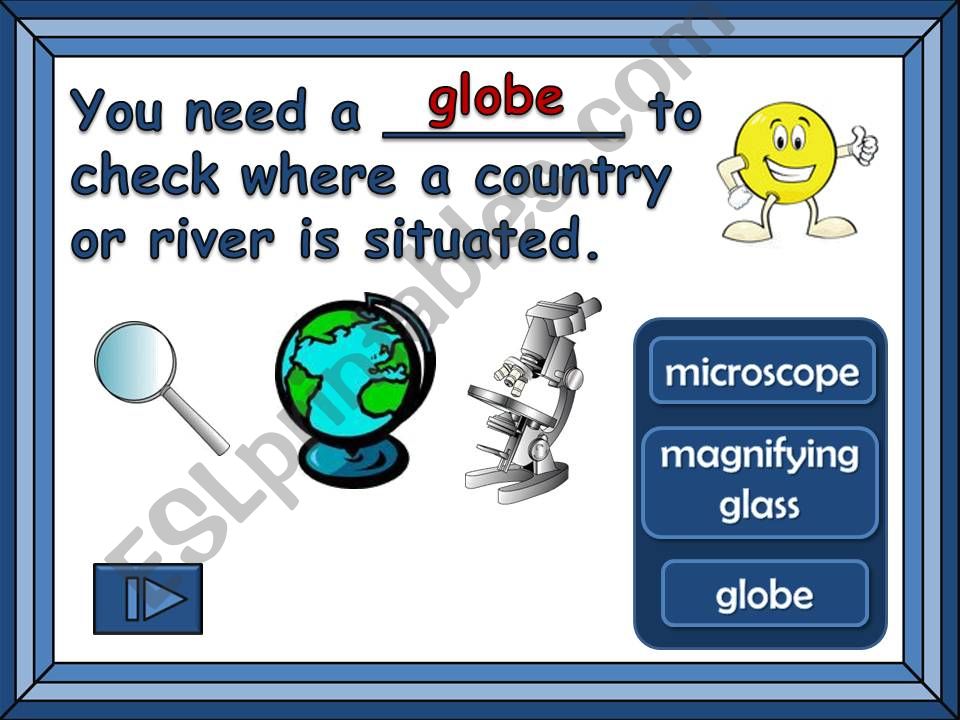 School supplies - game (2) powerpoint