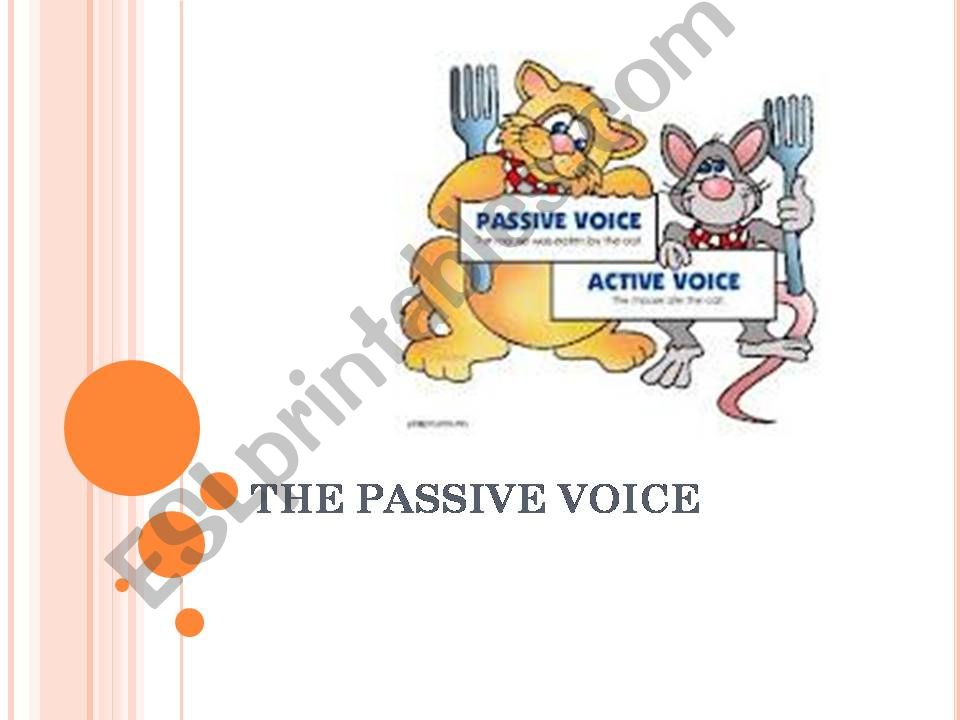 The Passive Voice powerpoint