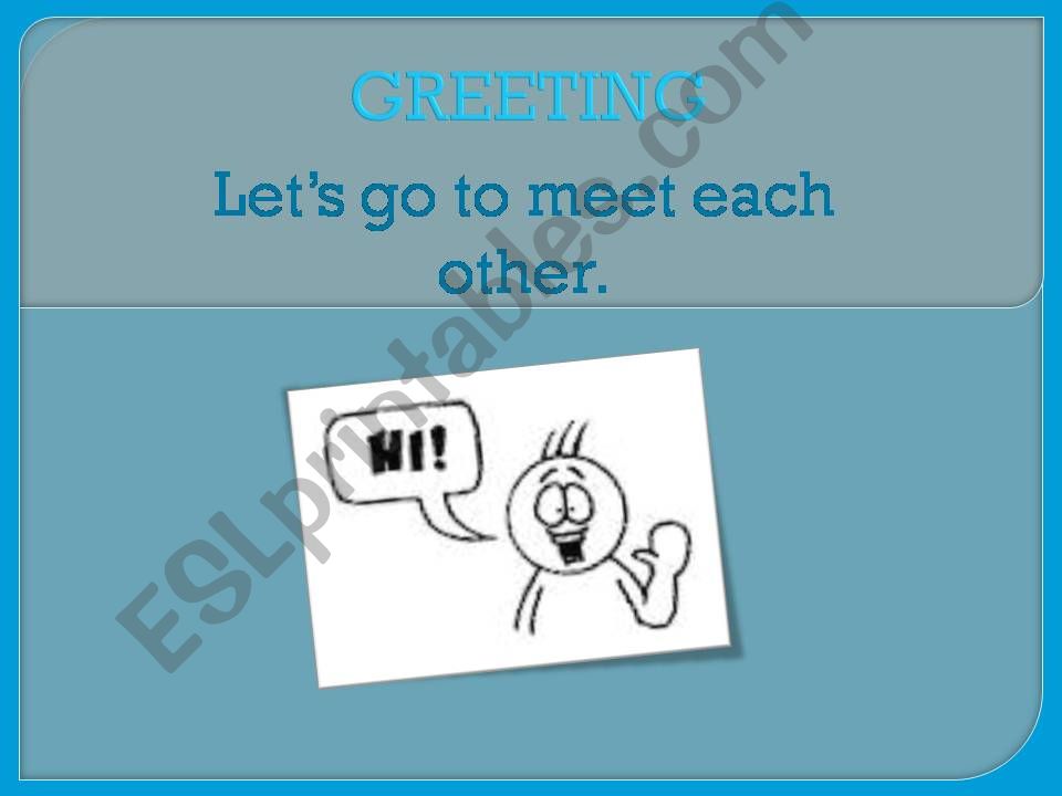 GREETING powerpoint