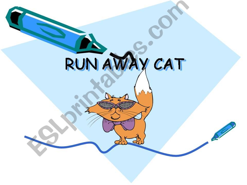 run away cat powerpoint
