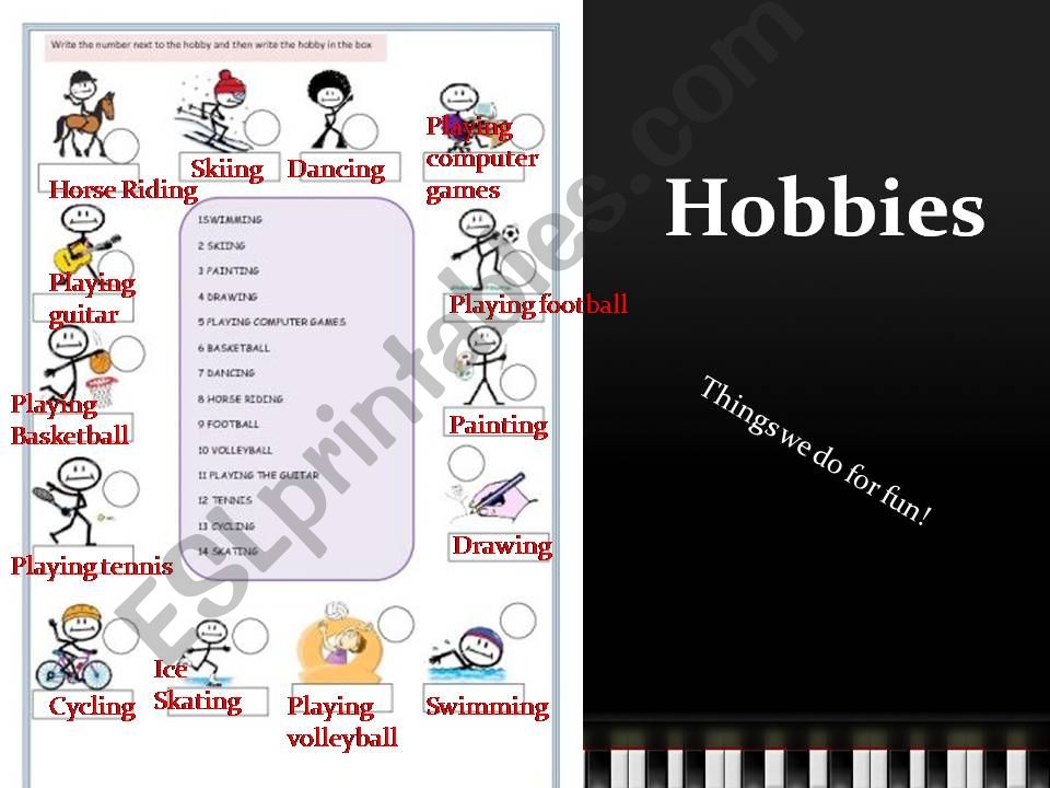 hobbies powerpoint