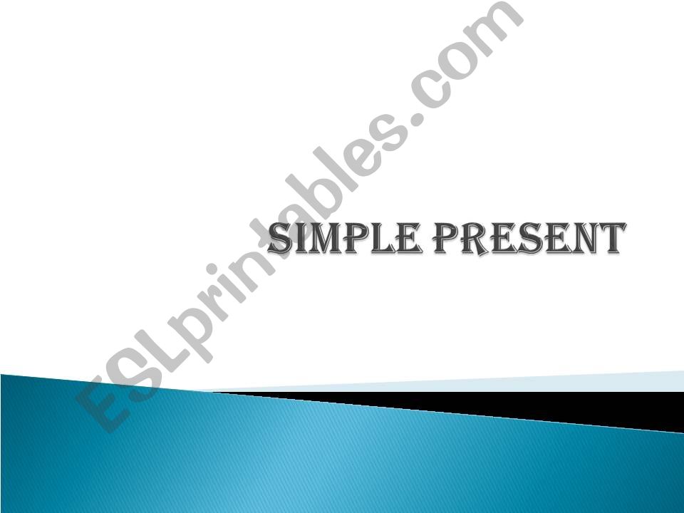 Present Tense powerpoint