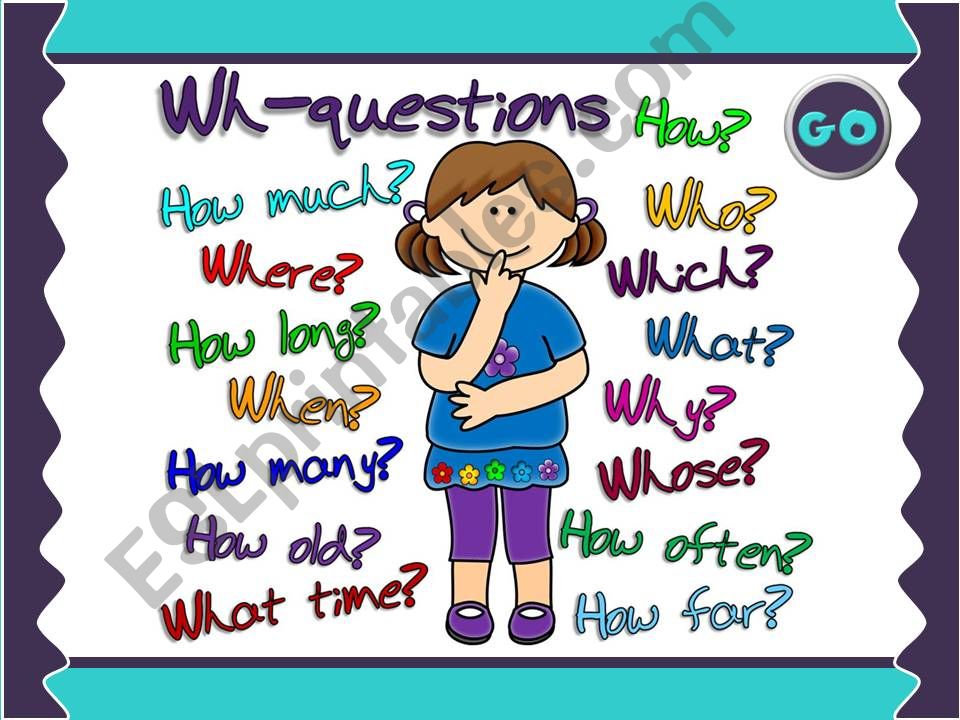 Question words - game (1) powerpoint
