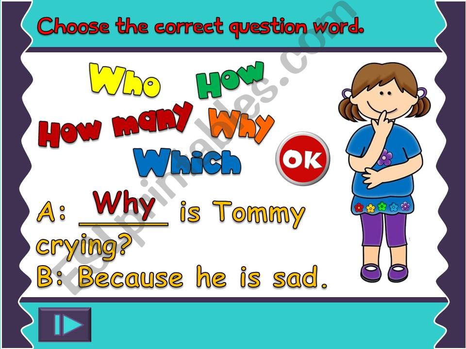 Question words - game (2) powerpoint