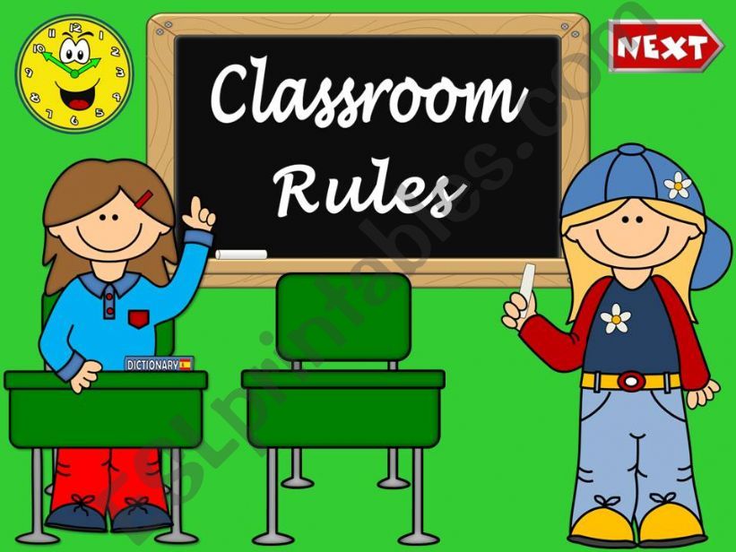Classroom rules powerpoint