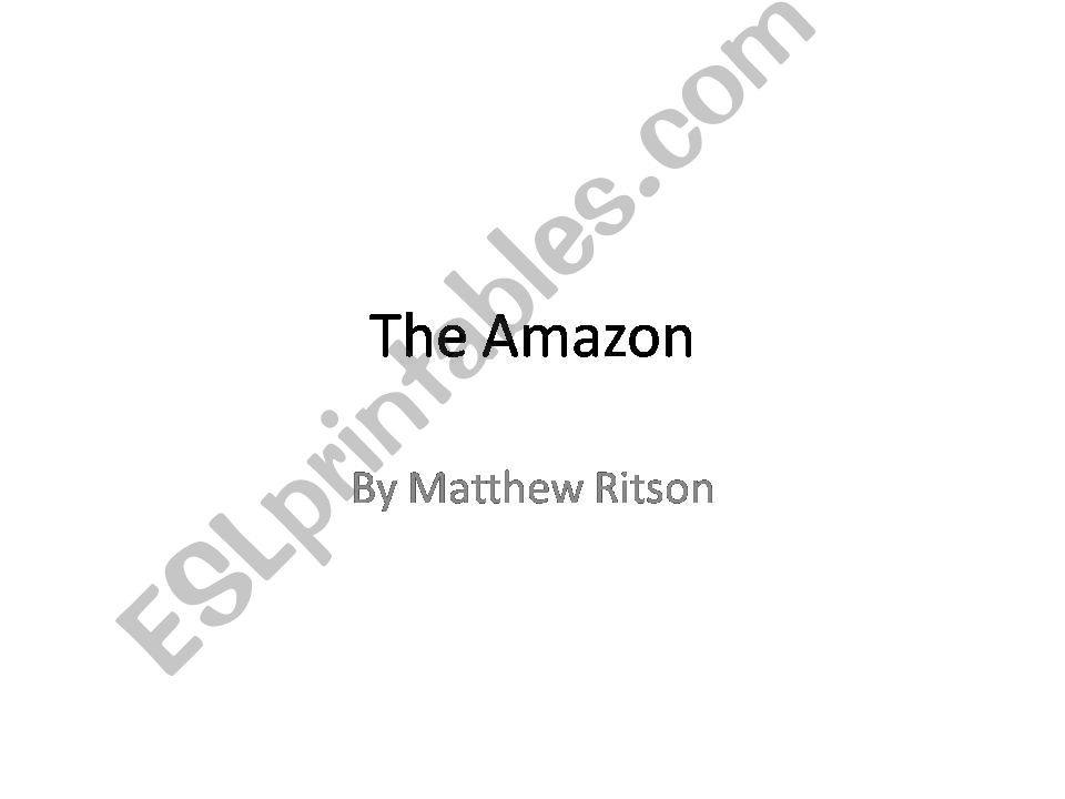 Amazon powerpoint