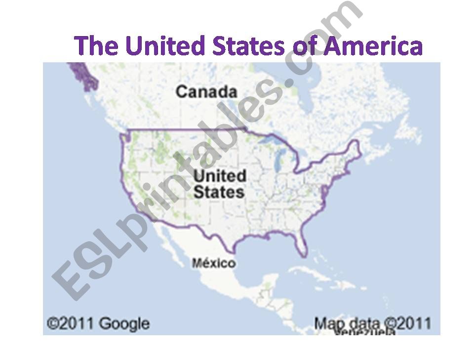 The United States of America powerpoint