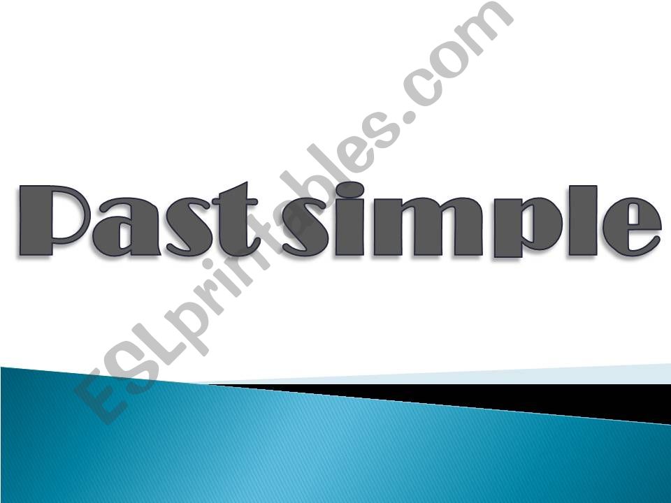 Simple past powerpoint