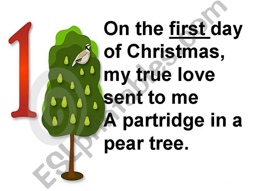 twelve days of christmas powerpoint