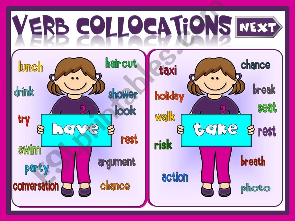 Verb collocations - HAVE or TAKE