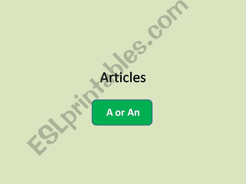 Articles, Count and Non-count nouns and Partitives