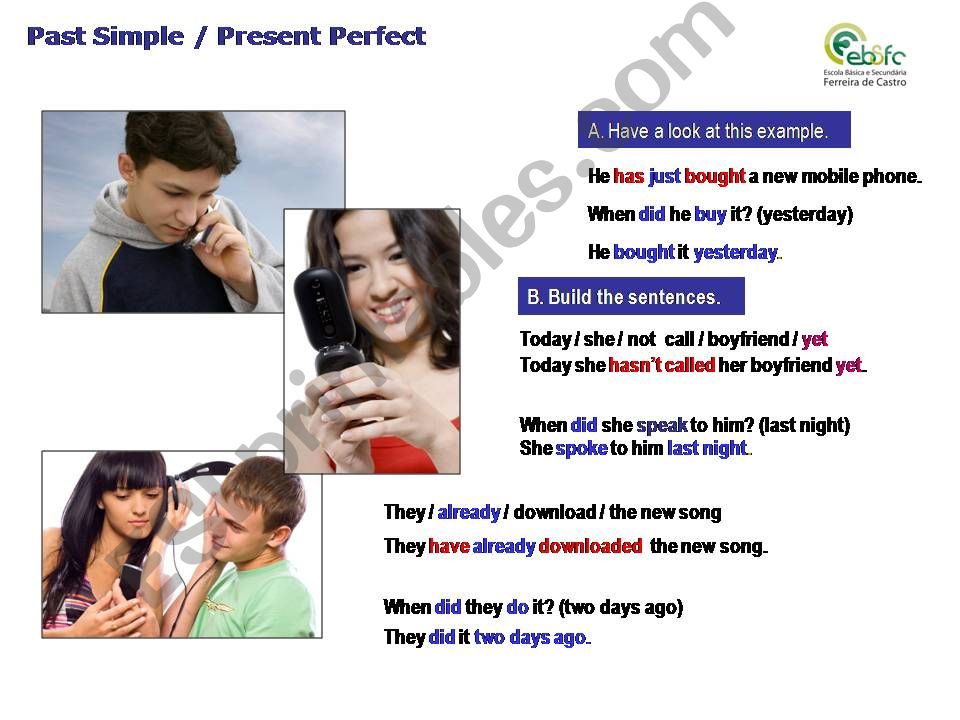 paired tenses powerpoint