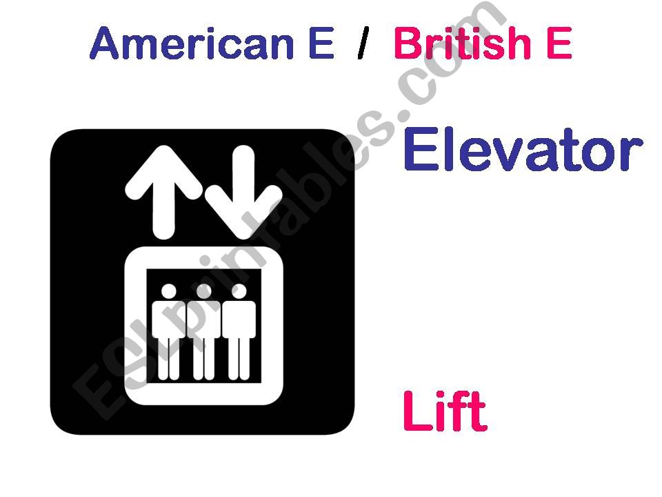 American English British English