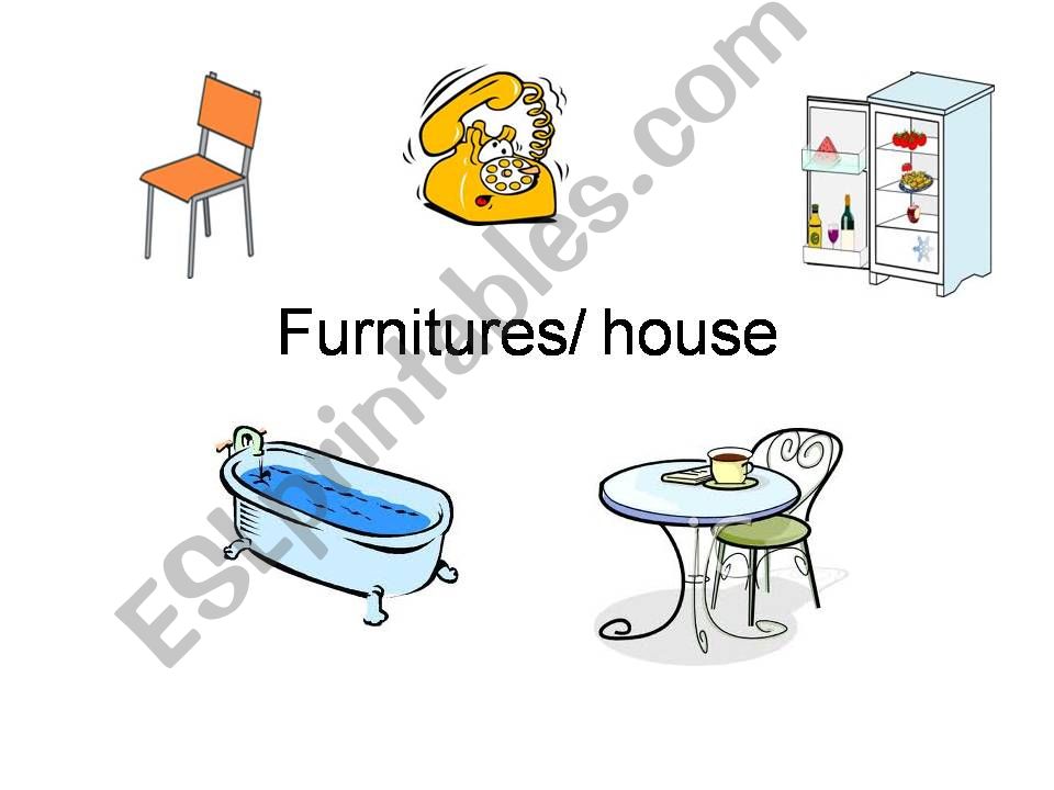 FURNITURES powerpoint