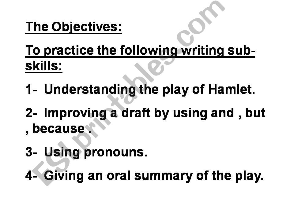 Presentation on Hamlet play powerpoint