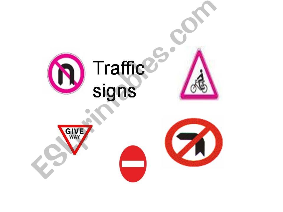 traffic signs powerpoint
