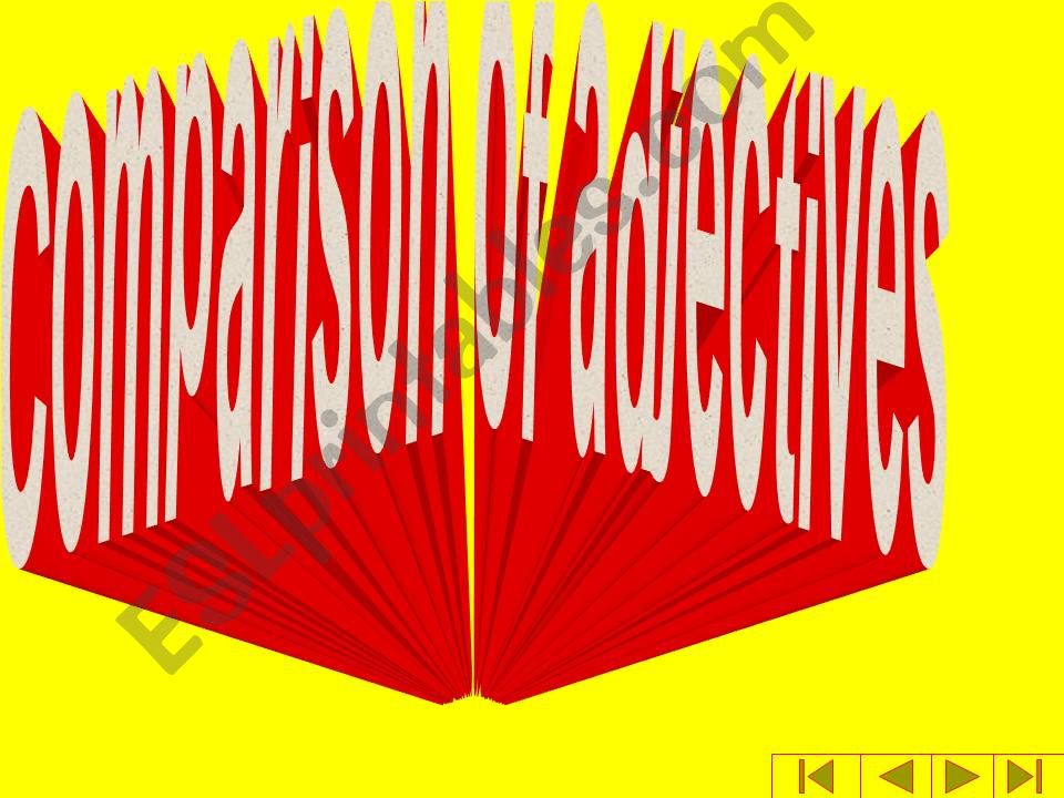 comparatives and superlatives 