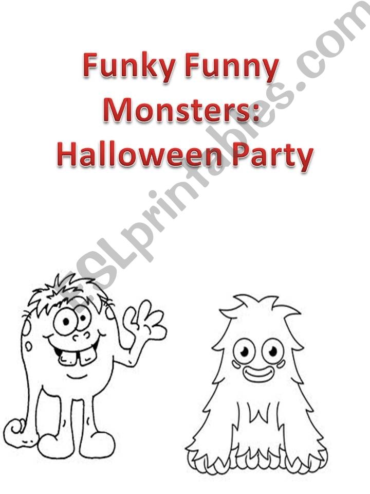 Funky Funny Monsters powerpoint