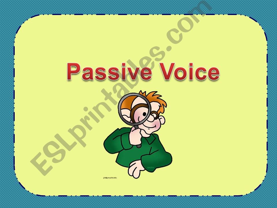 Passive Voice Exercise powerpoint