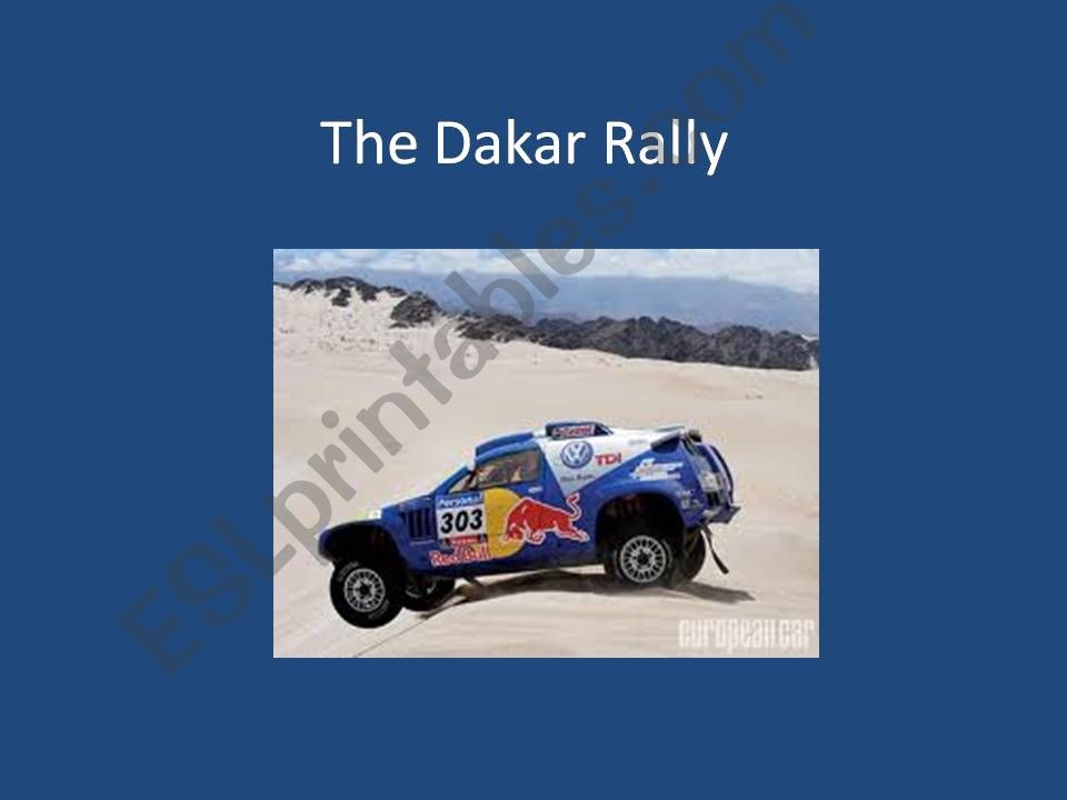 The Dakar Rally powerpoint