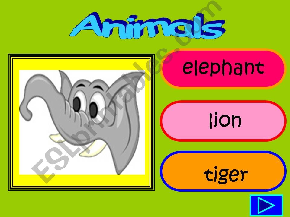 Animals powerpoint