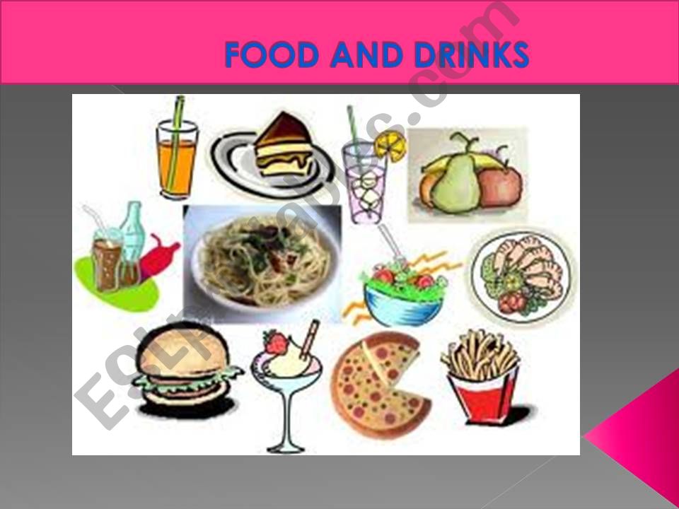 FOOD AND DRINKS powerpoint