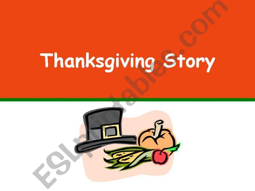 Thanksgiving story powerpoint