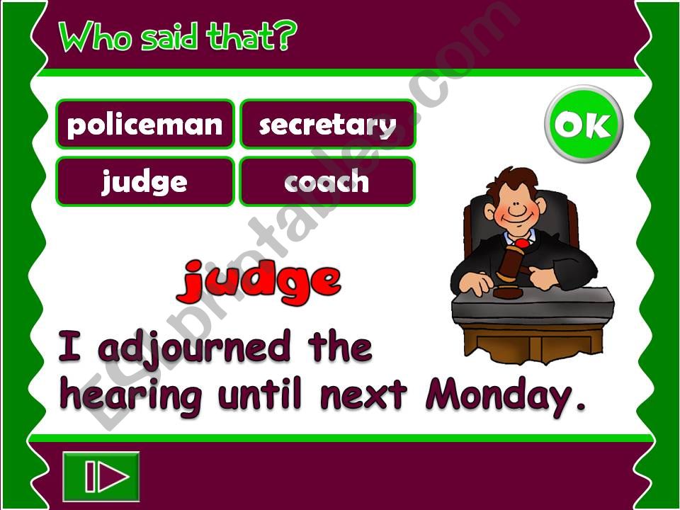 Who said that - jobs (2) powerpoint