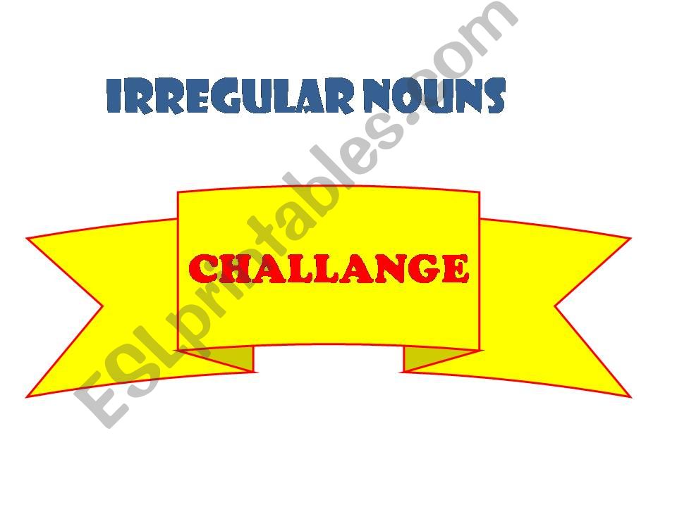 irregular verbs powerpoint