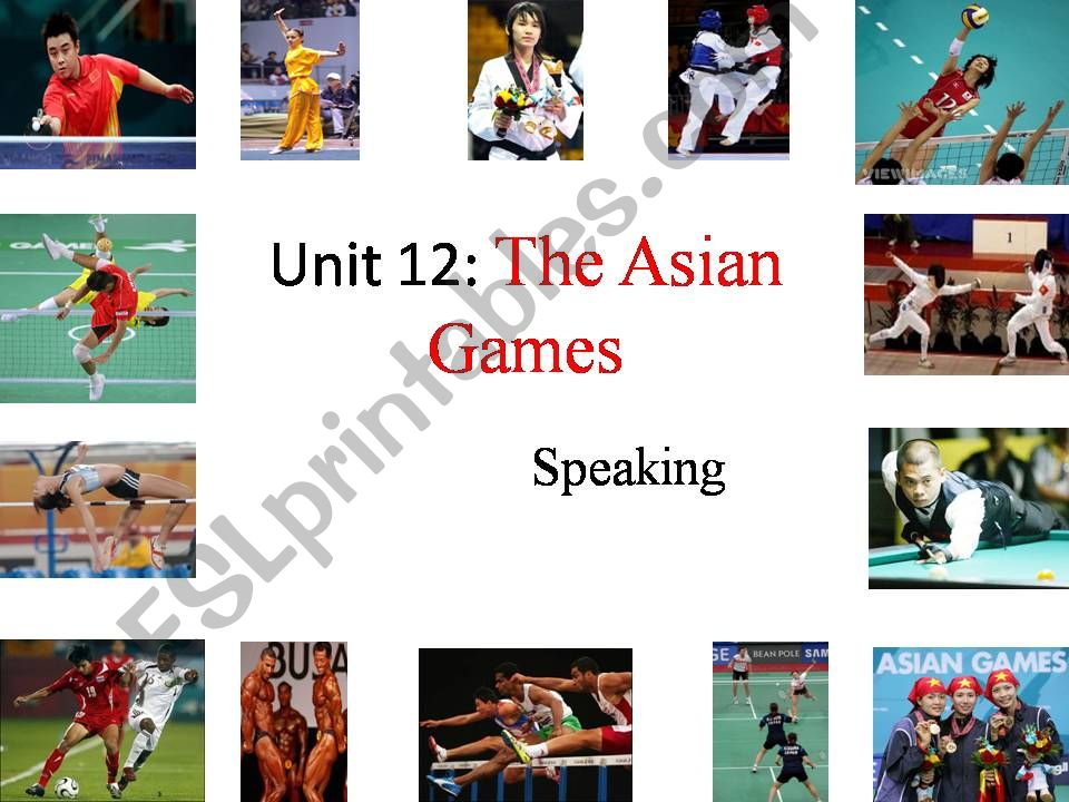 talking about the asian games powerpoint