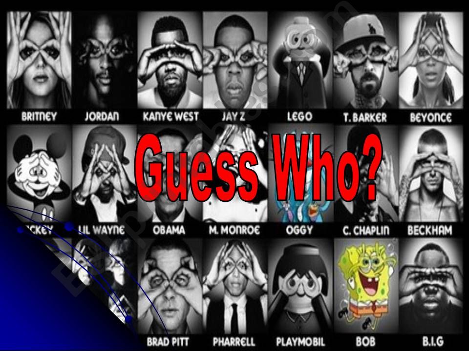 Guess Who? powerpoint