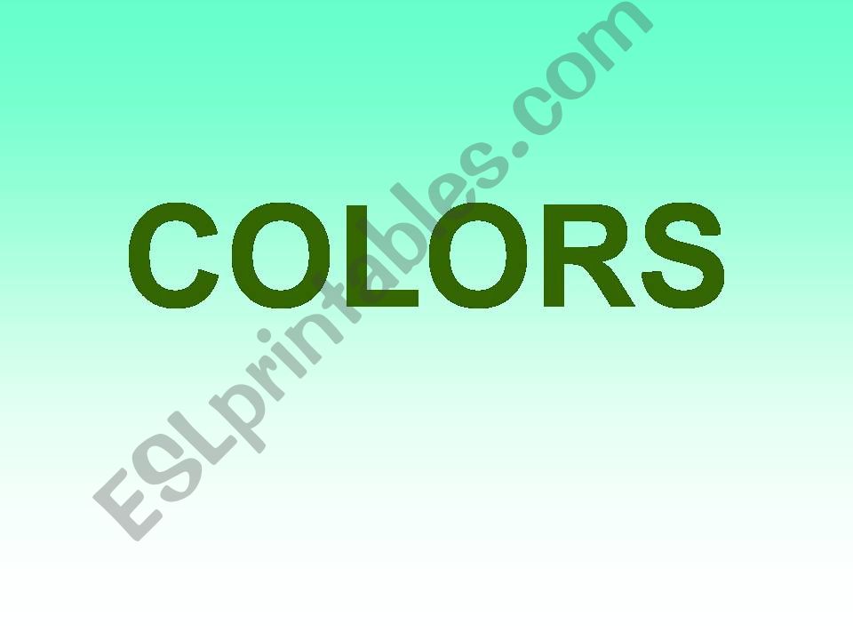 Colors: Blue and Yellow powerpoint