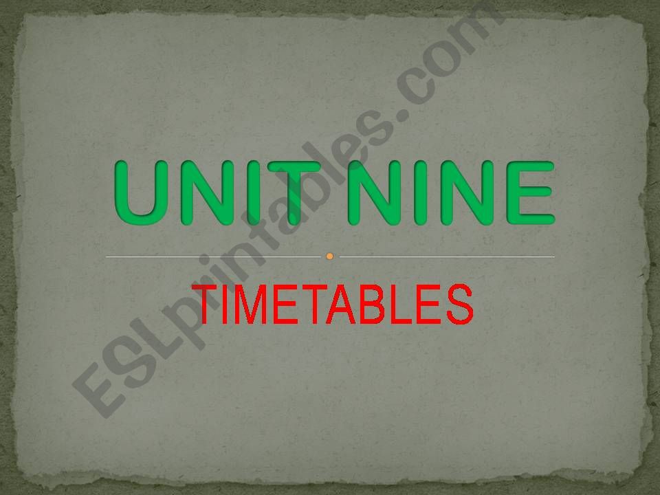 telling the time powerpoint