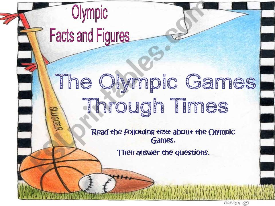 Olympic Facts and Figures powerpoint