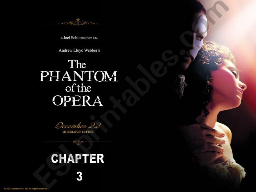 the phantom of the opera - chapter 3