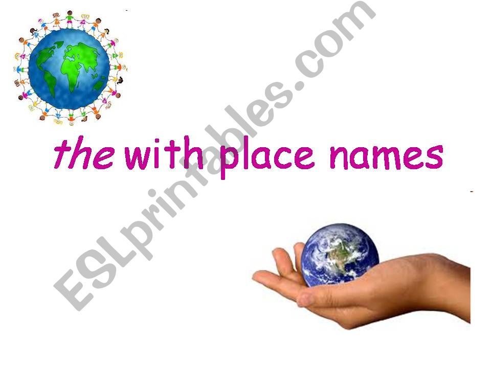 the with place names powerpoint
