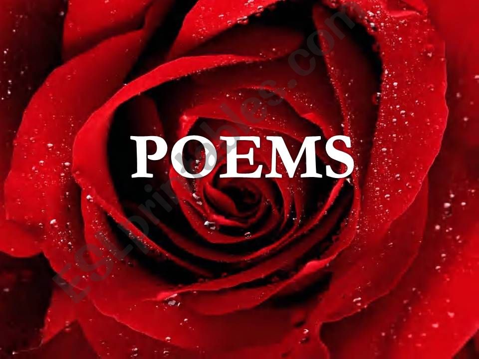 Poems powerpoint