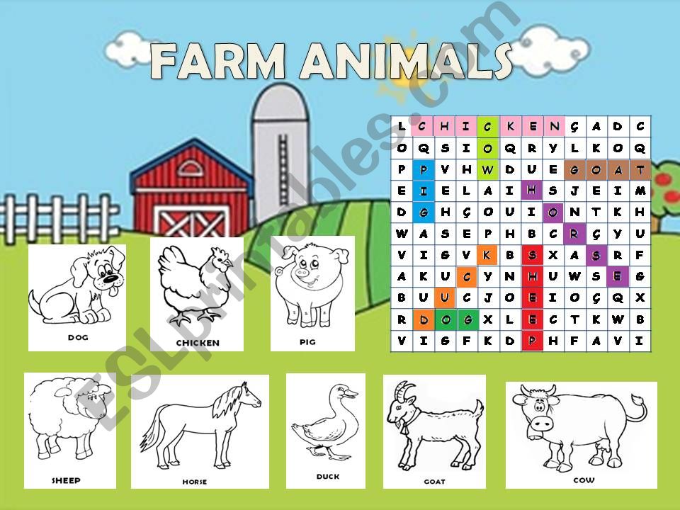 Farm Animals powerpoint