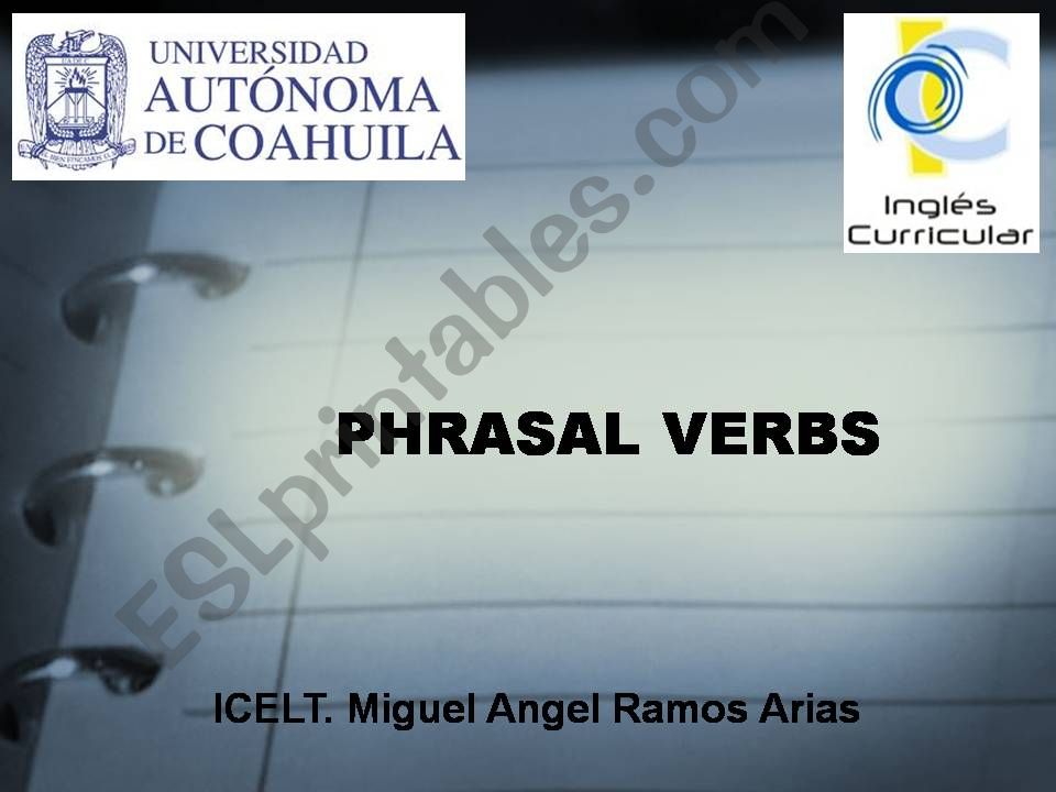 Phrasal Verbs powerpoint