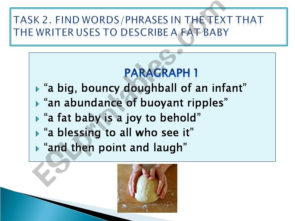 Why I love fat babies? part 2(3)  Reading activities